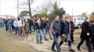 Tournage de quotTous ensemblequot TF1 à SaintHilaire de Clisson [upl. by Selbbep]