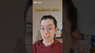 ESERCIZI DI LATINO [upl. by Raskind36]