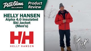 Helly Hansen Alpha 40 Insulated Ski Jacket Mens  W2324 Product Review [upl. by Nelyt966]