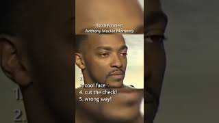 Top 5 Funniest Anthony Mackie Moments anthonymackie funny moments avengers [upl. by Mehalek662]