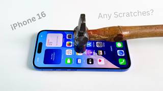 iPhone 16 Screen Scratch test [upl. by Eyllom54]