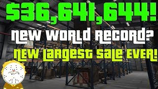 GTA Online Biggest Sale Ever 36641644 One Day New World Record Selling All Businesses [upl. by O'Rourke]