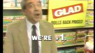 Tom Bosley Glad Garbage Bags 1982 [upl. by Joed137]