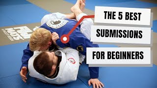 Best Submissions for Beginner Jiu Jitsu Students [upl. by Nomzzaj]