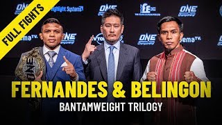 Bibiano Fernandes vs Kevin Belingon  Bantamweight Trilogy  ONE Full Fights [upl. by Bordiuk]