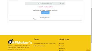 Set you phpmaker project to multlanguage in a few minutes [upl. by Spears]