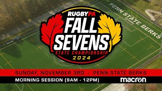 Rugby PA Fall Sevens State Championships 2024  Morning Session  11324 [upl. by Bael586]