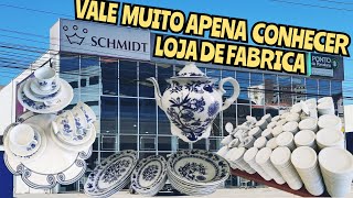 PORCELANAS SCHMIDT  TOUR NA LOJA DE FABRICA EM MAUÁ MOSTREI TUDO [upl. by Inalaehon268]