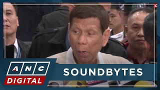 Nanggigil ako Duterte reacts to Trillanes accusations during House probe  ANC [upl. by Evelyn]