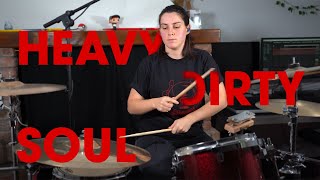 Heavydirtysoul  twenty one pilots  Lys Drum Cover [upl. by Inaoj667]