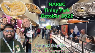 Largest Reptile Show in America  NARBC Tinley Park Reptile Show October 2022   BrianBarczyk [upl. by Ecyak]