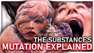 The MUTANT CREATING Concoction in The Substance 2024 Explained [upl. by Notaek]