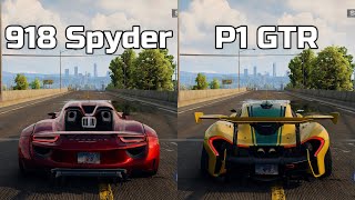 NFS Unbound Porsche 918 Spyder vs McLaren P1 GTR  WHICH IS FASTEST Drag Race [upl. by Netsirt324]