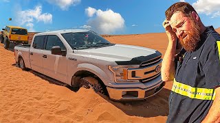 This Sand Is Getting Ridiculous Buried Ford F150 [upl. by Ev]