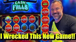 10 Massive Jackpots That Will Have You Hooked On The New Cash Falls Slot Machine SlotHopper [upl. by Marlee]