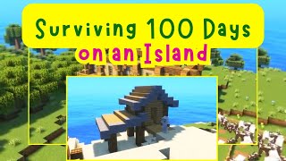 Surviving 100 Days on an Island Epic Adventure Challenge  Minecraft [upl. by Eliezer]