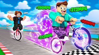 MOST EXPENSIVE BICYCLE RACE CLICKER IN ROBLOX [upl. by Attenat]