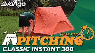 Vango Classic Instant 300 Tent Pitching Video [upl. by Morvin785]