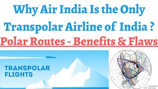 Why Indian Airliners are not adopting Transpolar Routes  Advantages amp Disadvantages of TP flights [upl. by Vachil]