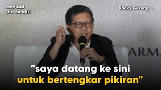 ROCKY GERUNG DIUNDANG PAK LUHUT ❗saya datang ke sini untuk bertengkar pikiran [upl. by Rina548]