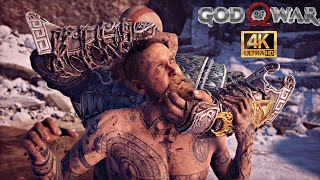 Kratos Kills Baldur  God of War PS5 4K 60FPS [upl. by Ahsinnod]