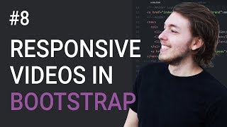 8 Responsive videos in Bootstrap 3  Learn Bootstrap 3 frontend programming [upl. by Jona913]