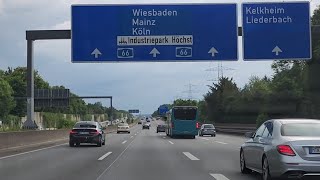 Drive from Steinbach to Hattersheim over HighwayAutobahn A66 PLEASE LIKEampSUBSCRIBE [upl. by Trix]