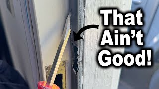 How to Replace Exterior Door Weather Stripping  Seal Out Bugs Water amp Air [upl. by Krell974]