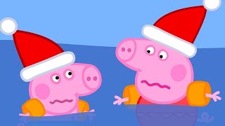 A Very Cold Christmas Swim 🌊 Peppa Pig Tales Full Episodes 🎄 Peppa Pig at Christmas [upl. by Nwahsyd]