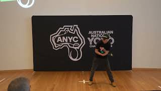 Australian National Yoyo Championship X Div 6th Skip Mitton [upl. by Aigil891]