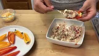 Learn How to Make Sausage and Cream Cheese Stuffed Mini Peppers with Chugwater Chili [upl. by Corin]