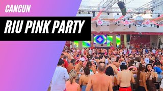 Hotel RIU Caribe  Dunamar  Latino  Palace Peninsula amp Costa Mujeres Pink Party 2024 Cancùn [upl. by Rosenbaum]