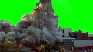 8 Building Demolition Green Screen Videos [upl. by Zeb]