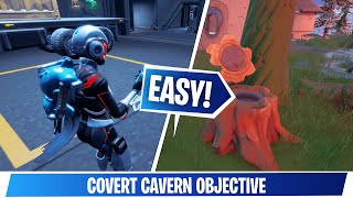 Fortnite Covert Cavern Objective Weekly Challenge  shorts [upl. by Nahsad]