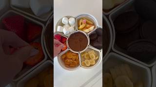 ASMR FONDUE TRAY RESTOCK asmr satisfying fondue datenight snackidea snacks dessert [upl. by Nahshun983]