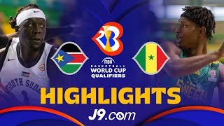 🇸🇸 South Sudan vs 🇸🇳 Senegal  J9 Basketball Highlights  FIBAWC 2023 Qualifiers [upl. by Carmon]