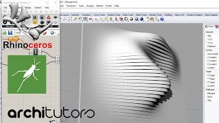 Parametric extrusions in Rhino using Grasshopper  architutors [upl. by Eydie]