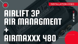 Airlift 3P Air Ride Management  Airmaxxx 480 Installation Tutorial [upl. by Ecirrehs]