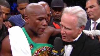 Mayweather Ortiz Post Fight Interview [upl. by Fariss117]