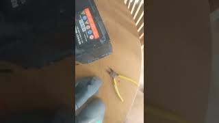 replacing burnt out fuse connector on halfords 12v lead acid battery charger [upl. by Otrebor]