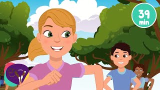 Summer Bible Songs Collection 2024 Animated with Lyrics [upl. by Metsky966]