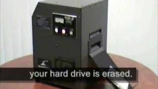 Destroy Hard Drive Data with the Garner HD3 Degausser [upl. by Edison]