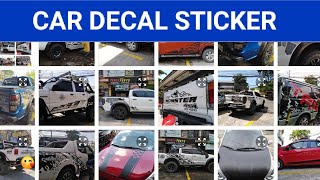 Car Decal Sticker Clients from different Places [upl. by Fitting881]