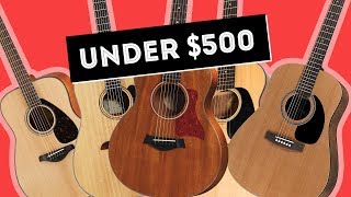 Tonys Top 5 Beginner Acoustic Guitars Under 500 [upl. by Kariv105]