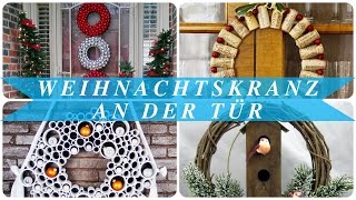 Weihnachtskranz an der Tür [upl. by Donata]