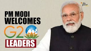 LIVE  G20 Summit Day 1 PM Modi Welcomes G20 Leaders at Bharat Mandapam [upl. by Backer]