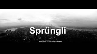 How to pronounce Sprüngli in German [upl. by Fanning758]