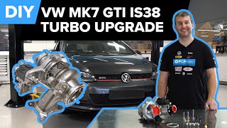 Mk7 Volkswagen GTI IS38 Turbo Upgrade DIY Audi A3 S3 VW Golf R amp More [upl. by Anitsua]