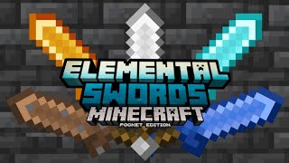 Tools Addon Mcpe  Elemental Swords Addon V3  For Minecraft Pe 118  Addon Showcase D0wnload [upl. by Aicek]