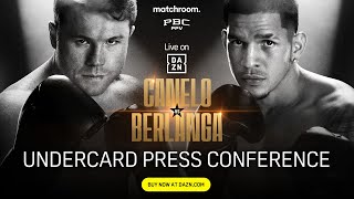 CANELO ALVAREZ VS EDGAR BERLANGA UNDERCARD PRESS CONFERENCE LIVESTREAM [upl. by Llovera]